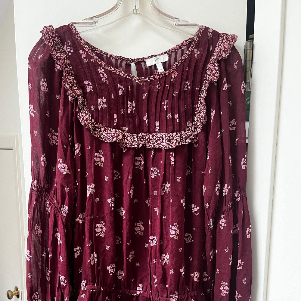 Joie size M long sleeve blouse